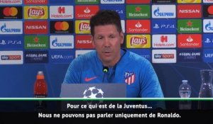 8es - Pour Simeone, la Juve ne se résume pas à Ronaldo