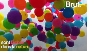 Les ballons de baudruche, un danger pour l'environnement