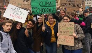 Le rassemblement des jeunes pour climat à Strasbourg