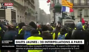 Gilets Jaunes : Les images des incidents samedi 16 mars à Paris