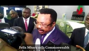 Felix mbayu sells commonwealth values to anglophone youths