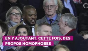 VIDEO. Et maintenant, Patrice Evra passe aux propos homophobes… Où s'arrêtera-t-il ?