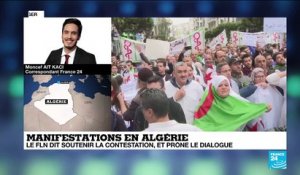 En Algérie, le FLN dit soutenir la contestation, et prône le dialogue