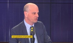 Militaires engagés sur la mobilisation des "gilets jaunes" : "C'est un changement de degré plus qu'un changement de nature, puisqu'on est déjà habitués à voir Sentinelle dans Paris pour protéger les bâtiments publics" estime Jean-Michel Blanquer