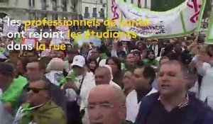 Algérie : les professionnels de santé manifestent aussi contre Bouteflika