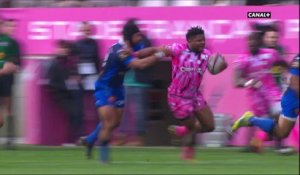 Top 14 - 20ème journée - Stade Français / Castres : Essai supersonique de Jonathan Danty pour Paris