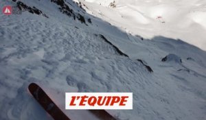 le run de Leo Slemett à Verbier - Adrénaline - Freeride World Tour