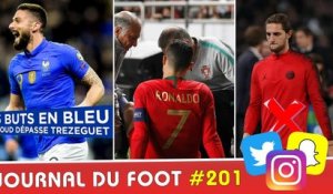 GIROUD dépasse TREZEGUET, RONALDO rassure ses fans, RABIOT viré et NEYMAR prolongé ?