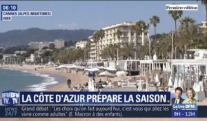 Sur la Côte d'Azur, on se prépare activement à l'arrivée des touristes pour les vacances de printemps
