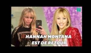 Miley Cyrus se transforme en Hannah Montana 13 ans après