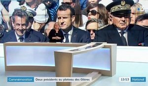 Commémoration : Emmanuel Macron et Nicolas Sarkozy côte à côte au plateau des Glières