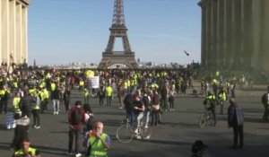 Les cortèges parisiens sont arrivés place du Trocadéro dans le calme