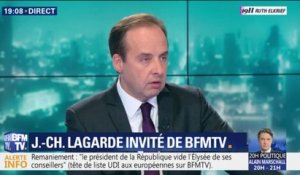 Jean-Christophe Lagarde sur François Hollande: "Je comprends qu'il en veuille presque à mort à Emmanuel Macron"