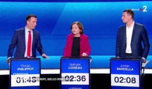 Nathalie Loiseau répond à l'accusation de Florian Philippot sur l'influence de la Commission européenne sur les décisions politiques d'Emmanuel Macron