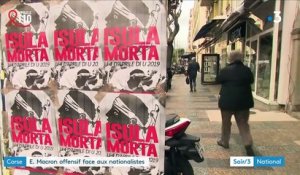 Corse : Emmanuel Macron offensif face aux nationalistes