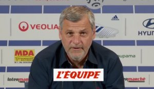 Genesio «On a un sentiment de honte» - Foot - L1 - OL