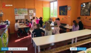 Écoles : la cantine à 1 euro