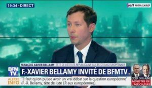 François-Xavier Bellamy (LR) sur le Brexit: "Tout plutôt qu'une sortie sans accord"