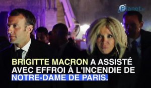 Brigitte Macron face au drame de Notre-Dame