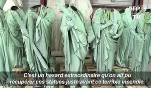 Incendie de Notre-Dame: en Dordogne, seize statues "miraculées"