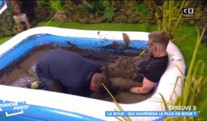 Matthieu Delormeau et Benjamin Castaldi dans une piscine de boue !