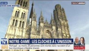 Les cloches à l'unisson pour Notre-Dame: un "hommage puissant" pour les Français