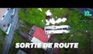 Madère : les images de l'accident de bus filmées par un drone