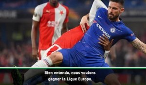 Quarts - Sarri : ''Nous voulons gagner la Ligue Europa''