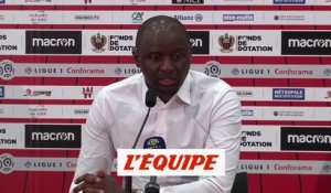 Vieira «Tant que c'est possible mathématiquement...» - Foot - L1 - Nice