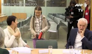 Climat: Greta Thunberg à Westminster pour des discussions