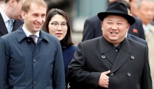 Kim Jong-Un en Russie pour un premier sommet avec Poutine