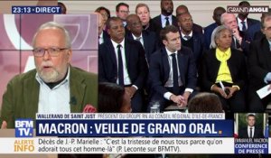 Macron: veille de grand oral