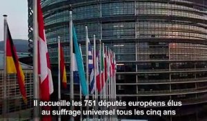 Le Parlement européen vu du ciel