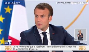 Emmanuel Macron: "Je souhaite que nous mettions fin aux grands corps"