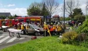 Mulhouse : collision entre deux voitures rue des Romains
