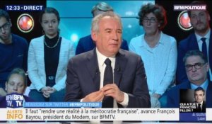 François Bayrou sur les 80km/h: "Je trouve que ça devrait être des arbitrages locaux"