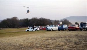 Une sortie en Hélicoptère qui a faillit virer au drame... Chanceux