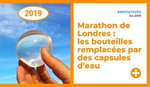 Marathon de Londres : les bouteilles remplacées par des capsules d'eau