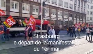 Manifestation du 1er mai à Strasbourg