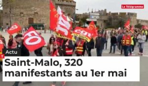 Saint-Malo, 320 manifestants pour le 1er mai