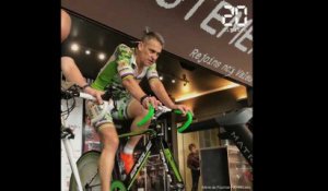 Pascal Pich se lance le défi de réaliser 12 triathlons Ironman d’affilée à la Foire de Paris