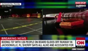 USA : Un avion rate son atterrissage et se retrouve dans l'eau