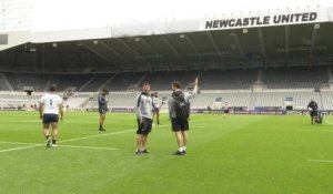 Challenge Cup - Azéma : "St James' Park, un stade magnifique"