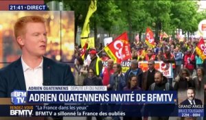 Européennes: "Emmanuel Macron joue sa survie politique et il a besoin de créer ce duel", Adrien Quatennens