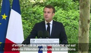 Macron commémore l'abolition de l'esclavage