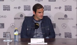 Madrid - Federer : "Des ajustements à faire pour Paris"