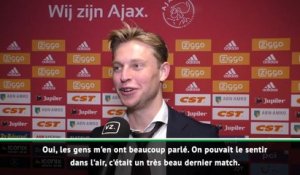 Ajax - De Jong : ''Tottenham ? La plaie est encore ouverte''