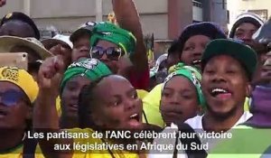 Ramaphosa célèbre la victoire de l'ANC à Johannesburg