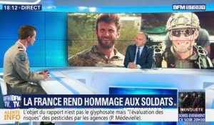 La France rend hommage aux soldats