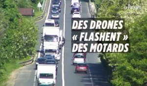 Des drones « flashent » des motards sur l'A126